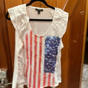USA America Flag 1XL TShirt